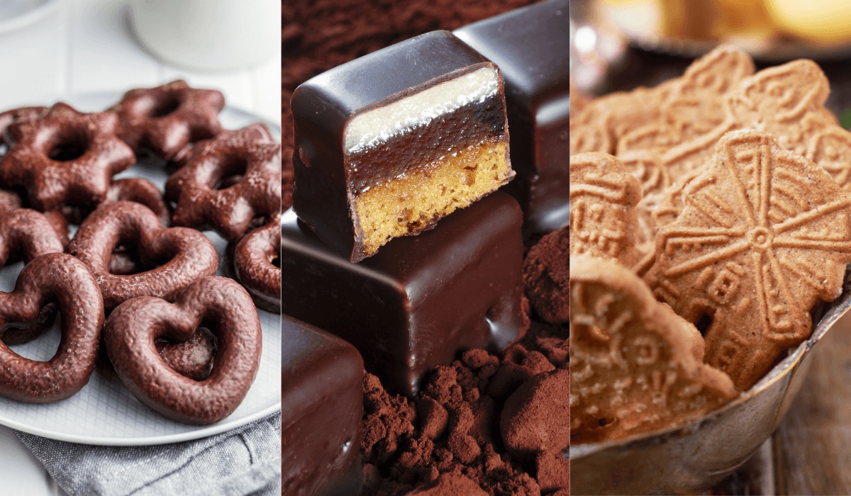 Lebkuchen, Dominosteine und Spekulatius