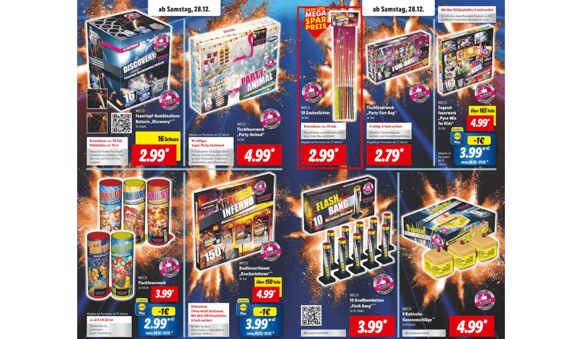 Lidl Feuerwerk