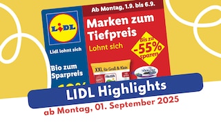 Lidl Prospekt 01.09.2025: Das sind die Deals! Lidl Prospekt 01.09.2025: Das sind die Deals!
