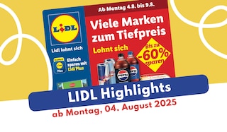 Lidl Prospekt 04.08.2025 - jetzt entdecken! Lidl Prospekt 04.08.2025 - jetzt entdecken!