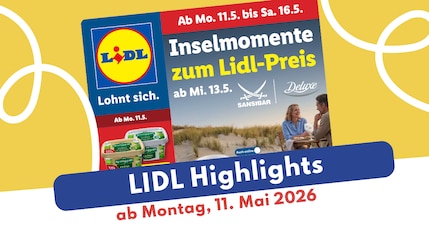 Lidl Prospekt 11.05.2026: Designer-Mode & Food Festival!
