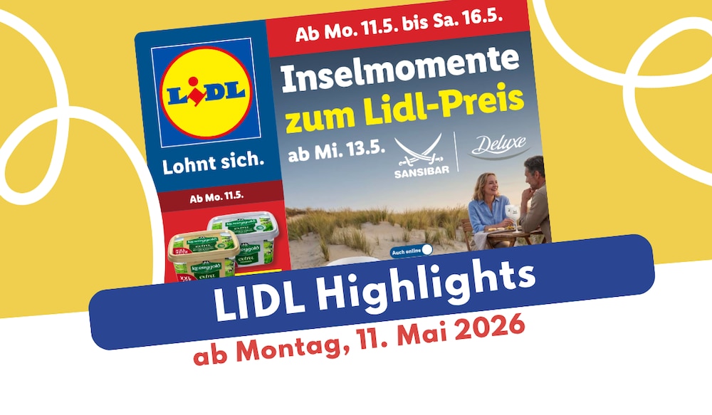 Lidl Prospekt 11.05.2026: Designer-Mode & Food Festival!