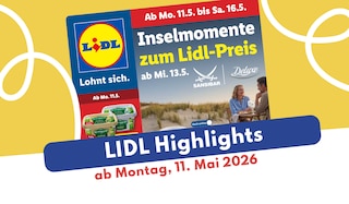 Lidl Prospekt 11.05.2026: Designer-Mode & Food Festival!