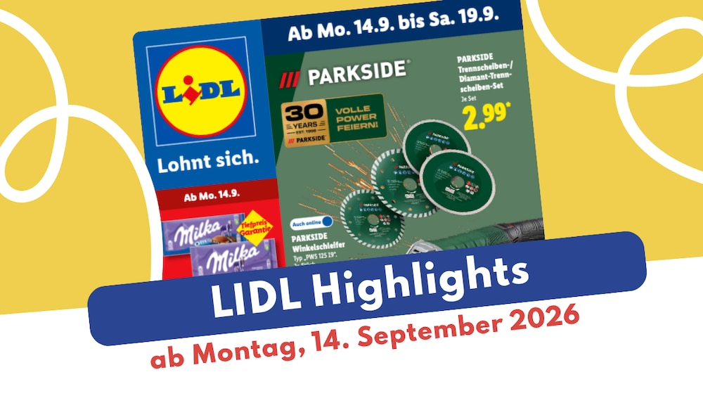 Lidl Prospekt 14.09.2026: Kreative Ideen zum kleinen Preis!