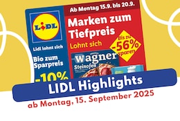 Lidl Prospekt 15.09.2025 - die bayerische Woche beginnt!