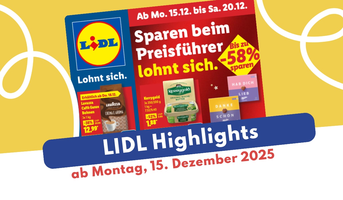 Lidl Prospekt 15.12.2025 mit High-Fashion & Deluxe!