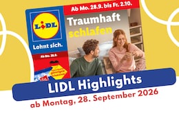 Lidl Prospekt ab 28.09.2026