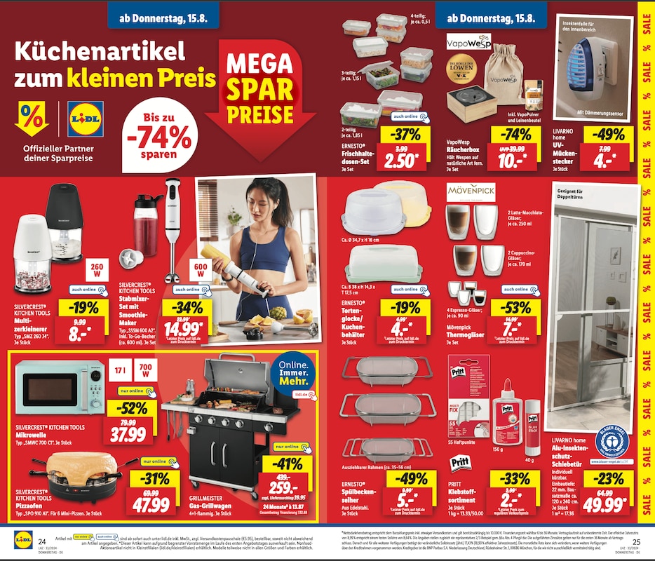 Lidl Prospekt-Highlights ab Montag, 12. August 2024