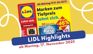 Lidl Prospekt 17.11.2025 in der Übersicht!