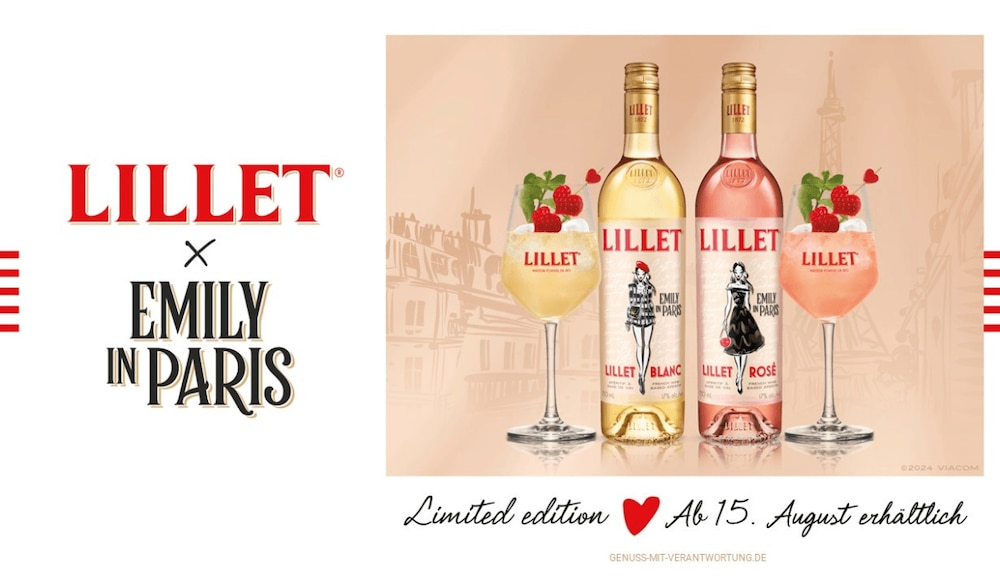 Lillet x Emily in Paris Limited Edition 2024 Cover Bild