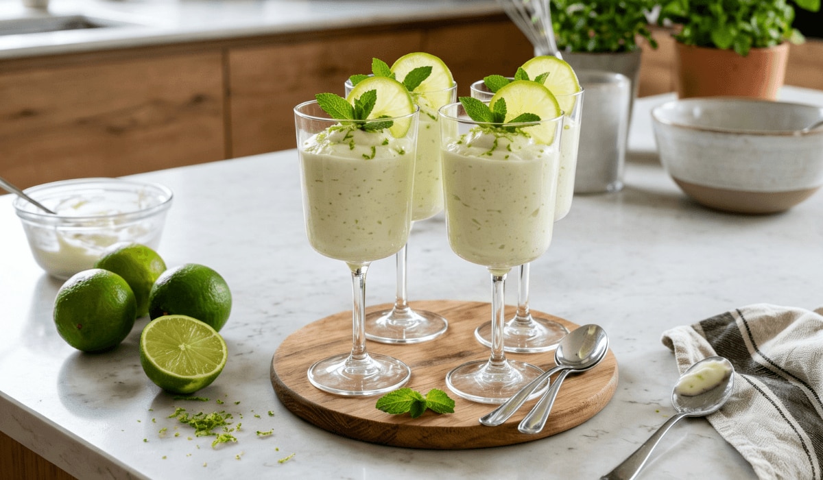 Limettenmousse