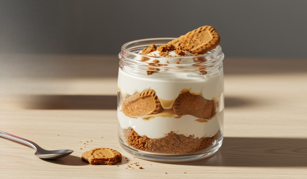 Lotus Biscoff Japanese Cheesecake