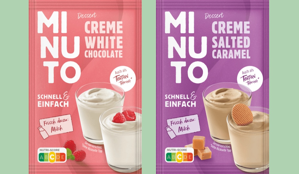 MINUTO erweitert Sortiment: zwei neue Dessert-Cremes