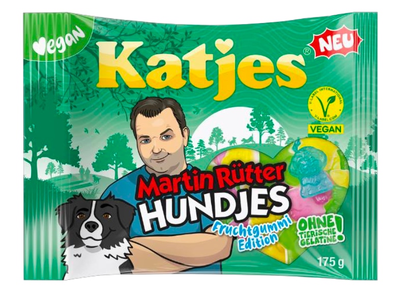 Martin Rütter Katjes Hundjes Fruchtgummis Packshot 2025