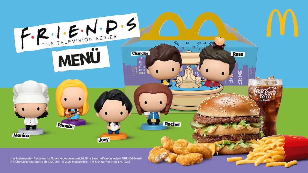 McDonalds Friends Sammelfiguren mit Menü