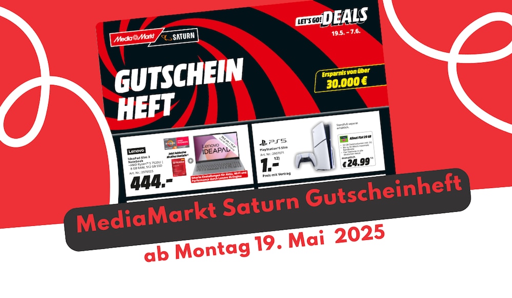 Media Markt Saturn Gutscheinheft 2025 Prospekt Header Image