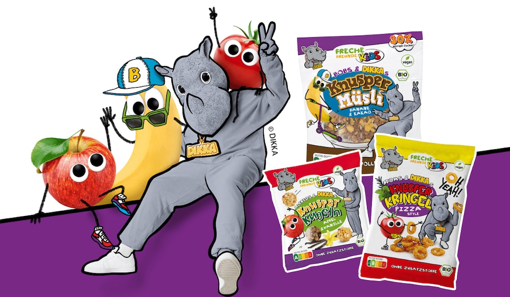 Freche Freunde Kids x DIKKA: Neue Snacks zum Schulstart!