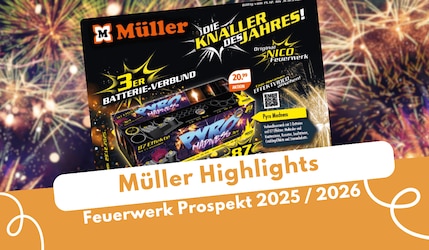 Müller Feuerwerk Prospekt 2025 2026