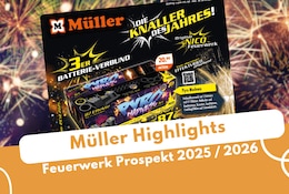 Müller Feuerwerk Prospekt 2025 2026