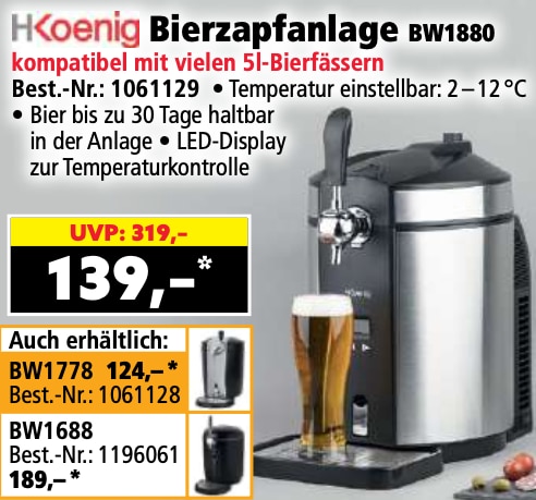 NORMA Bierzapfanlage im Prospekt ab dem 27.04.2026