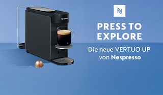 Kaffeevielfalt auf Knopfdruck - Die neue Nespresso VERTUO UP ist da!