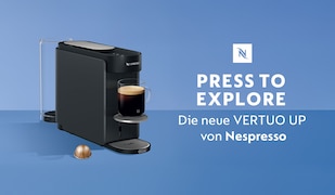 Kaffeevielfalt auf Knopfdruck - Die neue Nespresso VERTUO UP ist da!