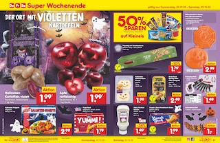 Aktueller Artikel zu Crosstrainer Netto Halloween Prospekt 20.10.2025 mit Halloween Kartoffeln, Deko & mehr!