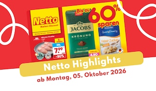 Jetzt aktuellen Artikel „Netto Prospekt 05.10.2026: Alles auf Vorrat für Weihnachten!” lesen Netto Prospekt 05.10.2026: Alles auf Vorrat für Weihnachten!