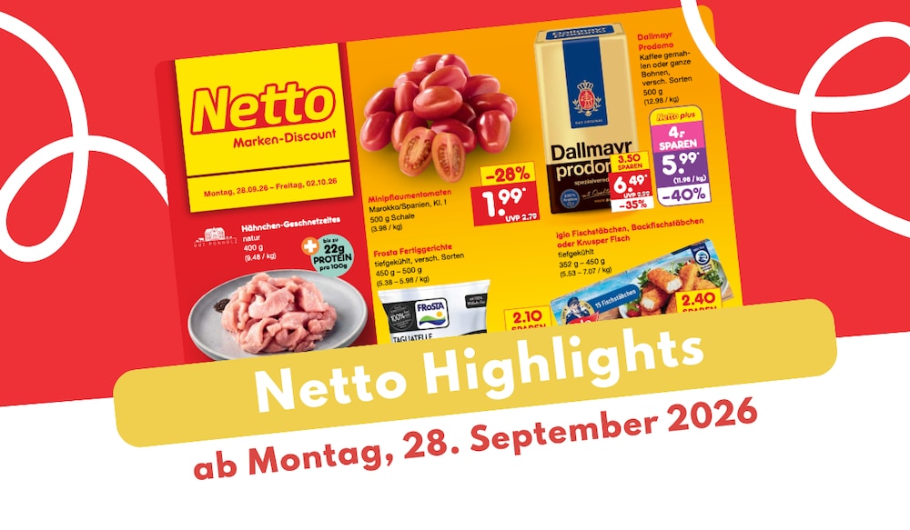Netto Marken-Discount Prospekt ab 28.09.2026.