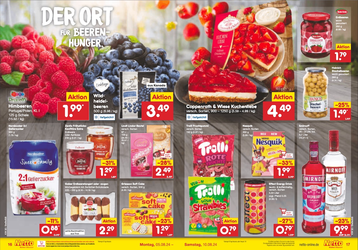 Prospekt-Highlights Netto Marken-Discount ab Montag, 05. August 2024