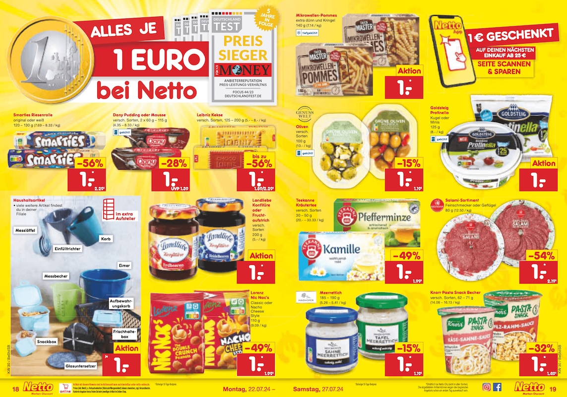 Prospekt-Highlights Netto Marken-Discount ab 22. Juli 2024