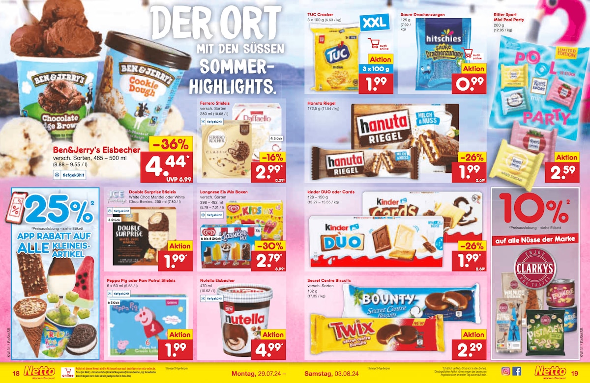 Prospekt-Highlights Netto Marken-Discount ab 29. Juli 2024