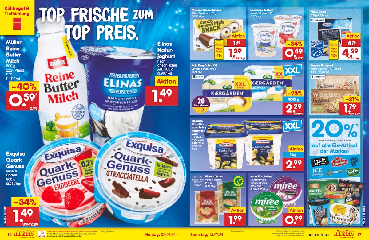Prospekt-Highlights Netto Marken-Discount ab 08. Juli 2024