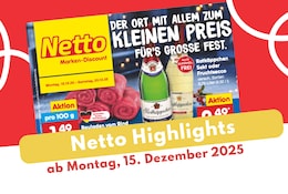 Netto Prospekt 15.12.2025 hier entdecken!