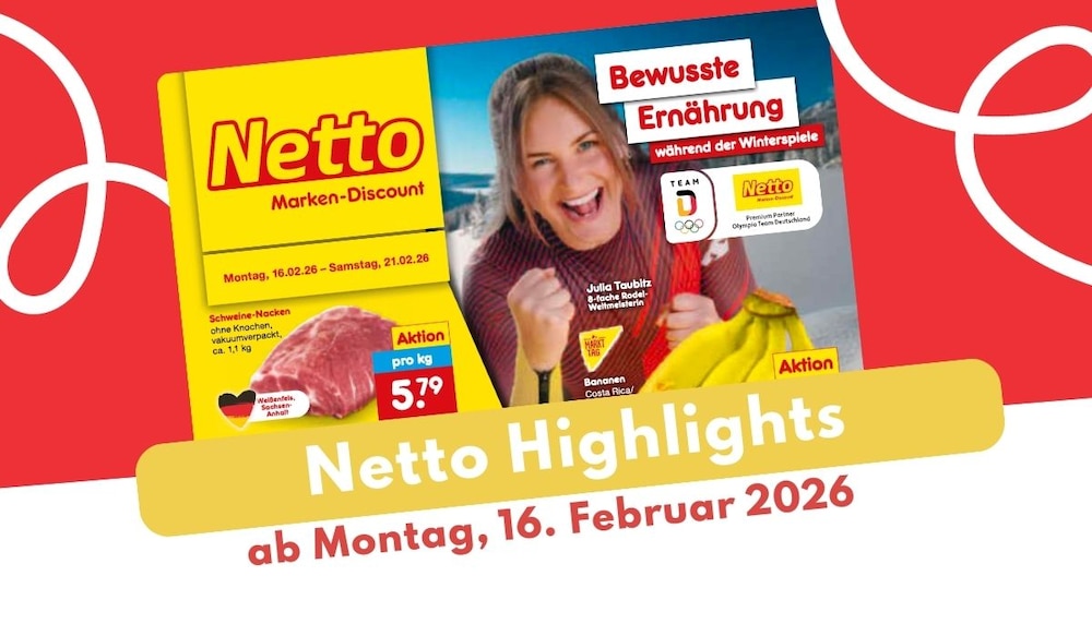 Netto Prospekt 16.02.2026: Süßes zu Ostern sichern!