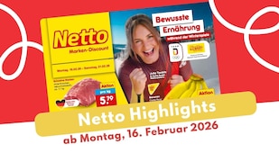 Netto Prospekt 16.02.2026: Süßes zu Ostern sichern!