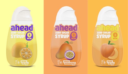 Neu von ahead: Sommerliche Zero Sugar Sirups in drei Sorten!