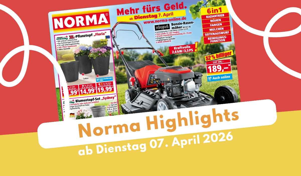 NORMA Prospekt ab 07.04.2026: Werkzeug, Kaffee & mehr!