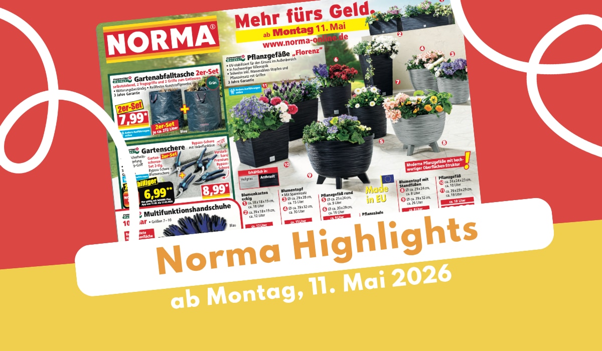 NORMA Prospekt 11.05.2026: Feiert Männertag & asiatischen Genuss!