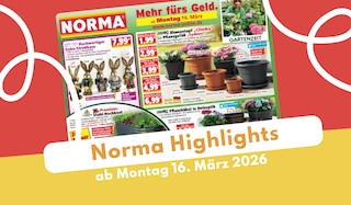 NORMA Prospekt 16.03.2026: Jetzt exklusive Schnäppchen sichern!