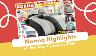 NORMA Prospekt 31.08.2026: Edle Weine zum Sparpreis!