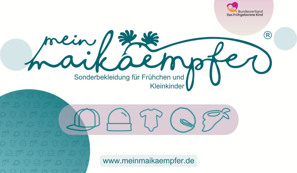 "Mein maikaempfer" mit Kleidungssymbolen drunter.
