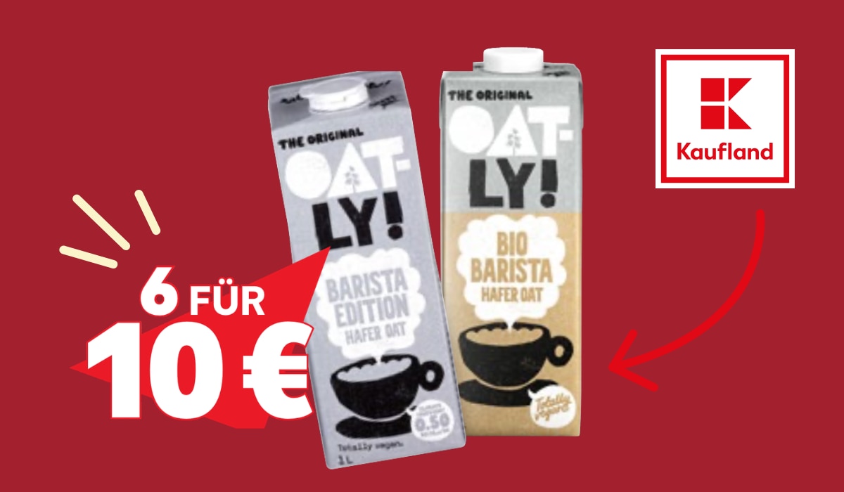 Oatly: So sichert ihr euch den Super-Sparpreis bei Kaufland!