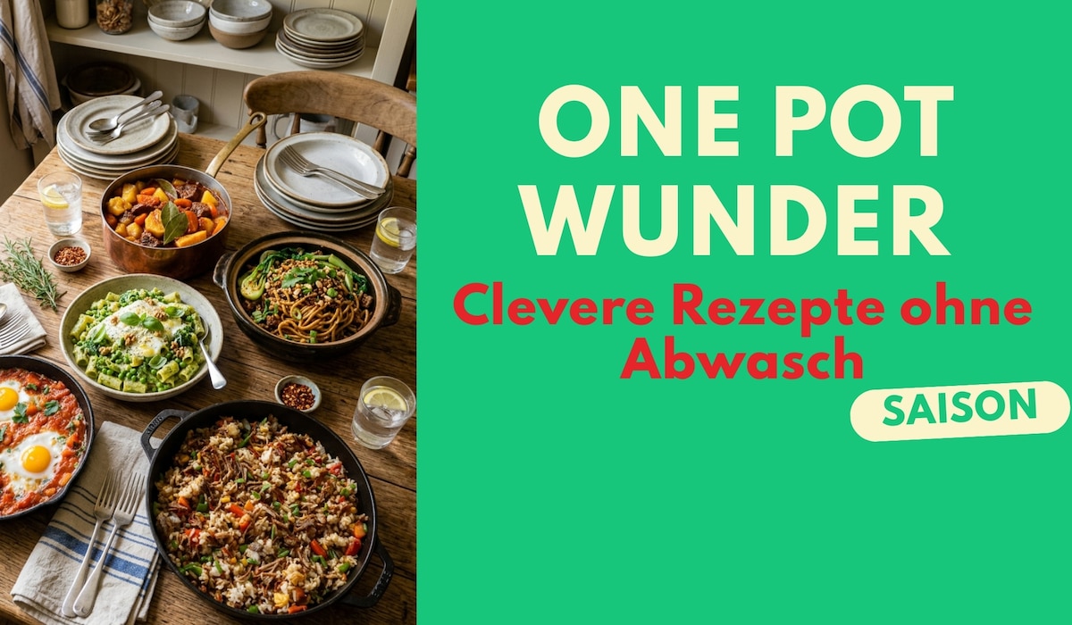 One Pot Wunder: Clevere Rezepte ohne viel Abwasch!