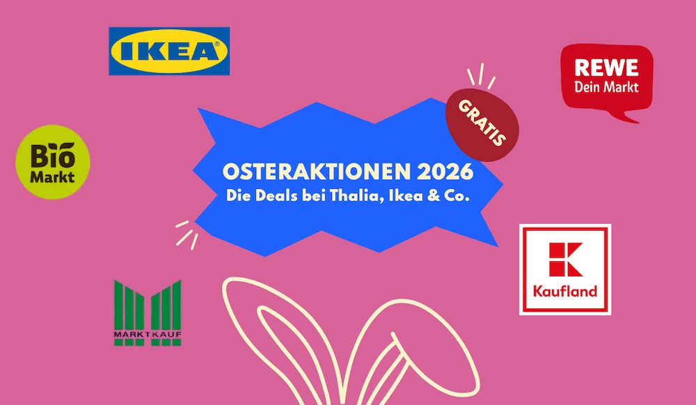 Osteraktionen 2026 mit verschiedenen Logos