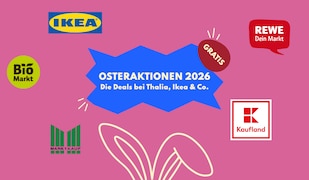 Osteraktionen 2026 mit verschiedenen Logos