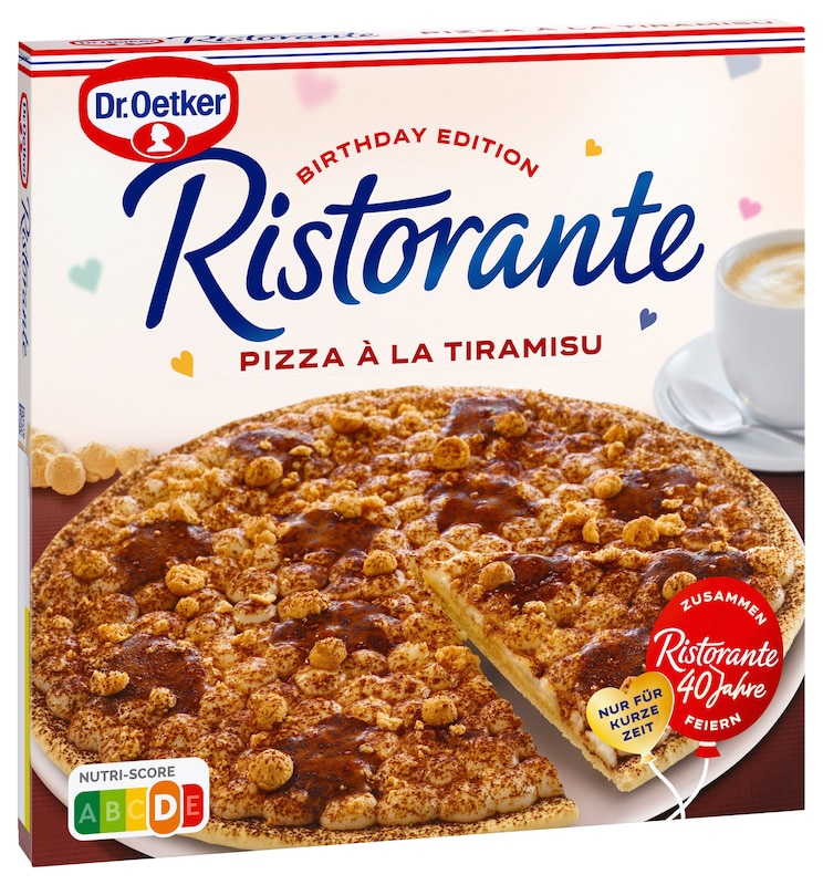 Packshot Dr. Oetker Ristorante Pizza a la Tiramisu