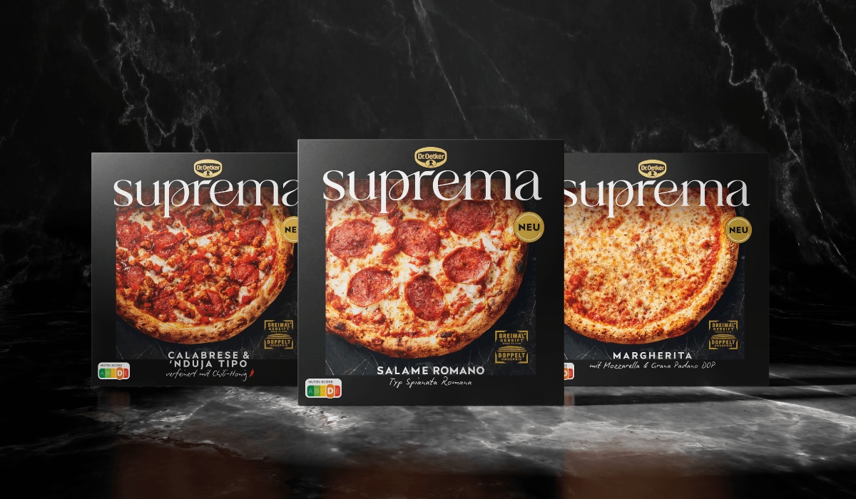 Packshot Dr. Oetker Suprema Pizza Packshot