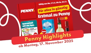 PENNY Prospekt 17.11.2025: Auf in den Hüttenzauber!
