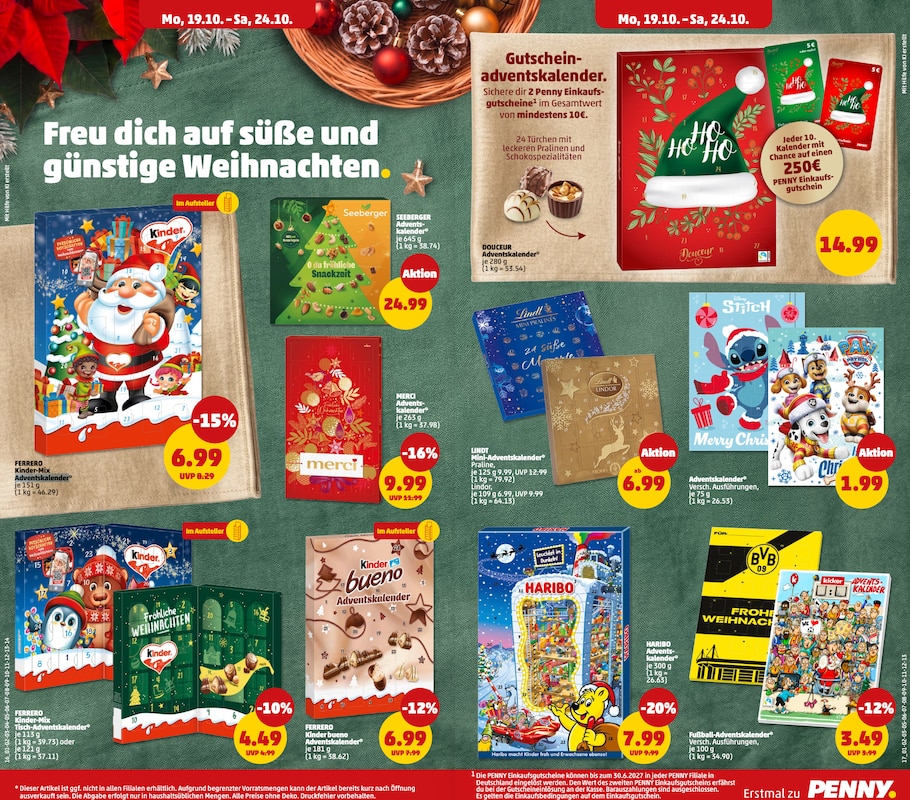 Penny Adventskalender 2026 im Prospekt